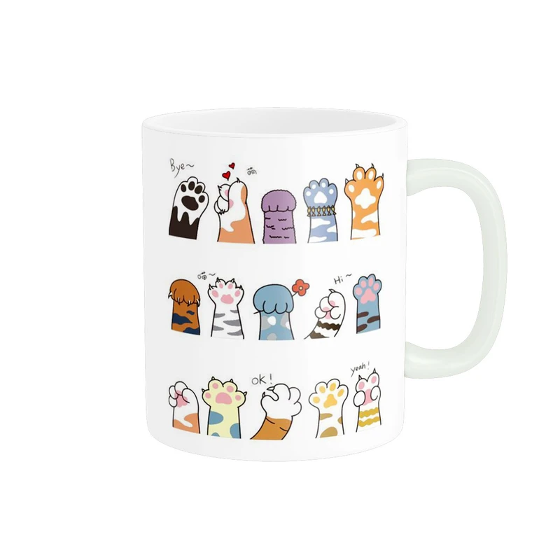 ماگ پاد آفرین مدل پنجه های کیوت گربه ها کد 1235