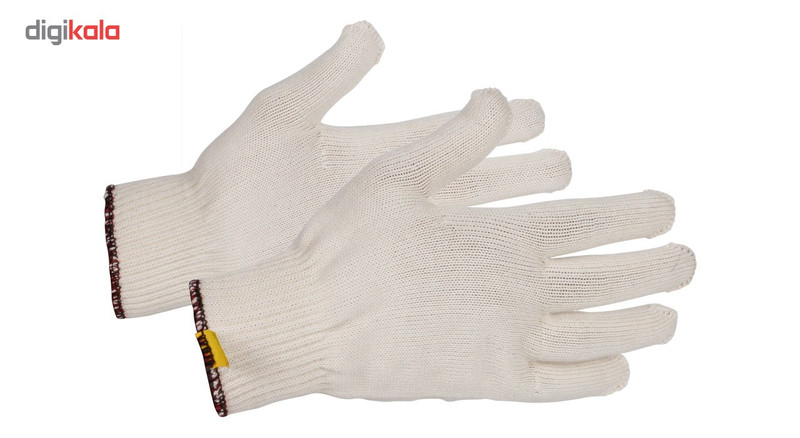 دستکش بافتنی بهداد مدل ریز بافت بسته 10 جفتی