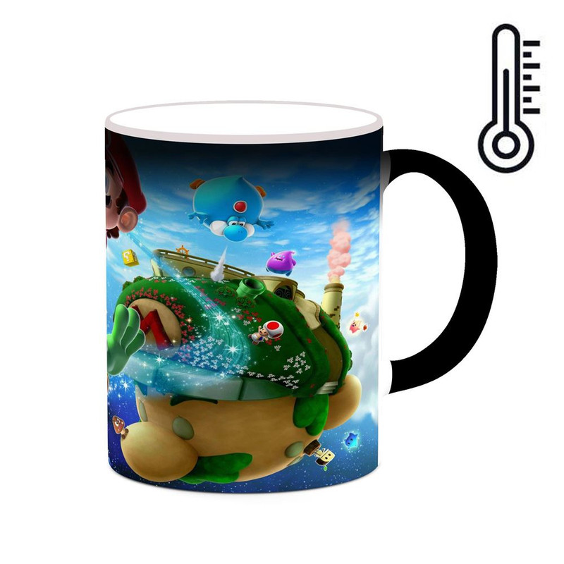 ماگ حرارتی کاکتی مدل بازی سوپر ماریو Super Mario Galaxy کد mgh30598