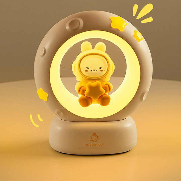 چراغ خواب اتاق کودک طرح خرگوش مدل لمسی