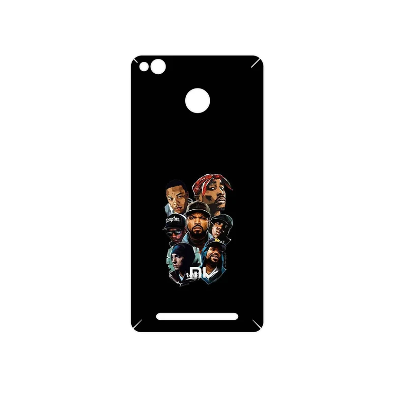 برچسب پوششی ماهوت مدل Great Rappers Digital Art مناسب برای گوشی موبایل شیائومی Redmi 3 Pro