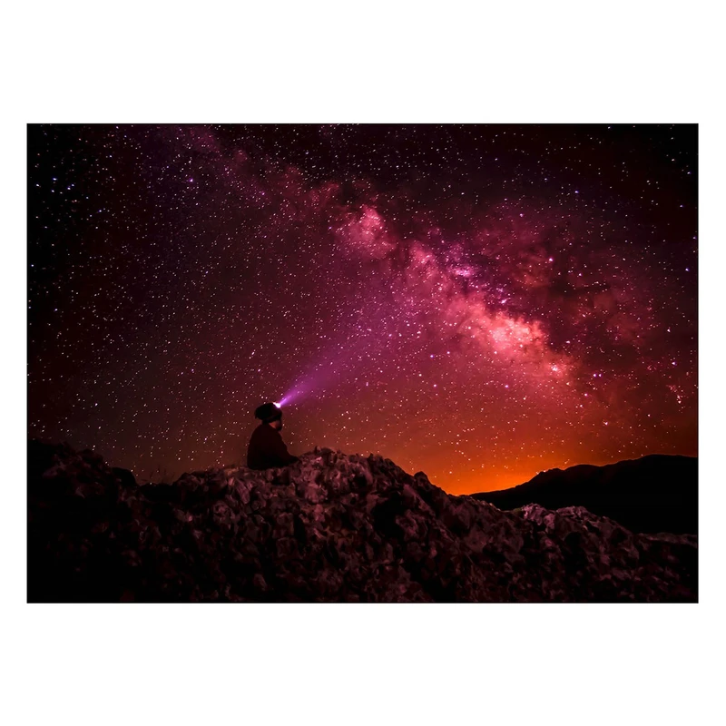 تابلو شاسی ونسونی طرح Pinky Sky سایز 30×40 سانتی متر