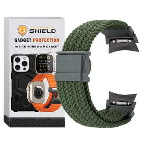 Ultimate Shield Braided Magnet BTN BK strap suitable for Samsung Galaxy Watch 6 Classic 47mm