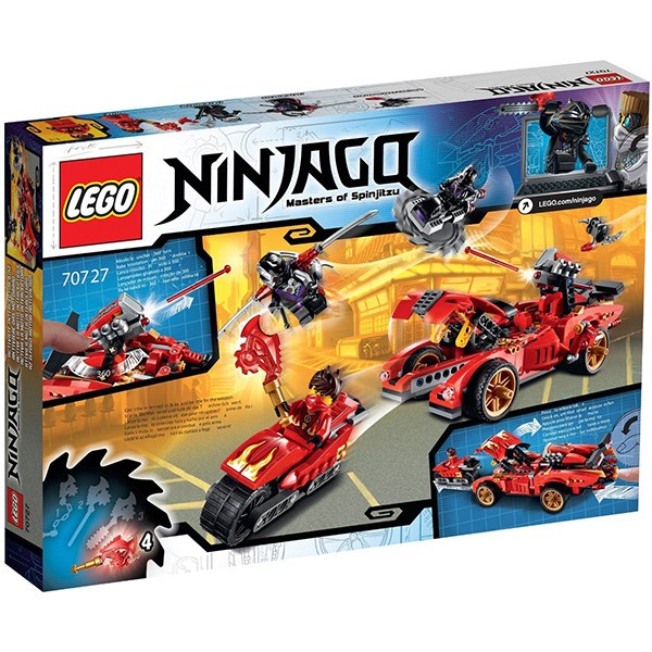 لگو سری Ninjago مدل Masters of Spinjitz X-1 Ninja Charger کد 70727