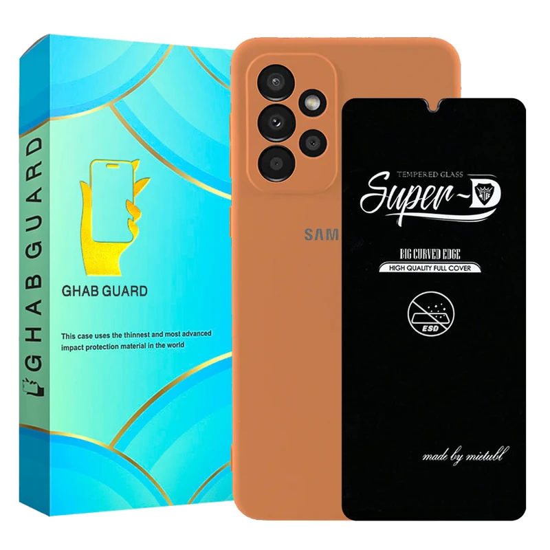   کاور قاب گارد مدل SILICONSUPERD مناسب برای گوشی موبایل سامسونگ Galaxy A33 5G به همراه محافظ صفحه نمایش