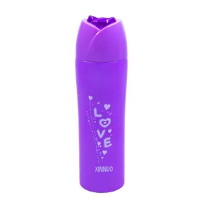 فلاسک کیچنز مدل قلب و گل رز 2023-PURPLE ظرفیت 220 میلی لیتر