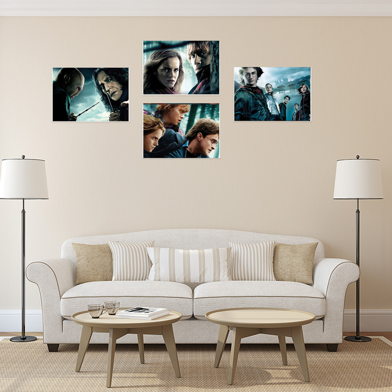 پوستر طرح هری پاتر کد A-2013 مجموعه 4 عددی