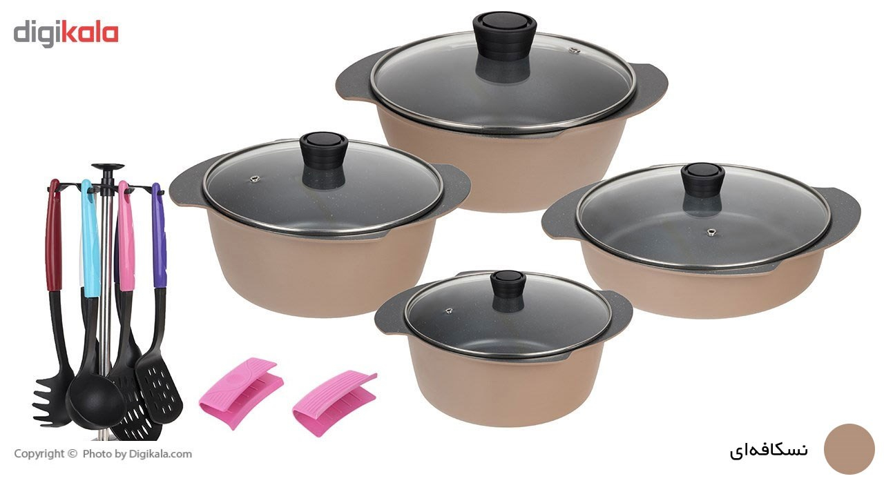 سرویس پخت و پز 17 پارچه تکنو مدل Butterfly-G