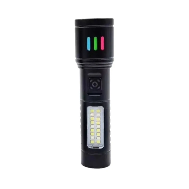 چراغ قوه دستی مدل B503 با نور چند رنگ