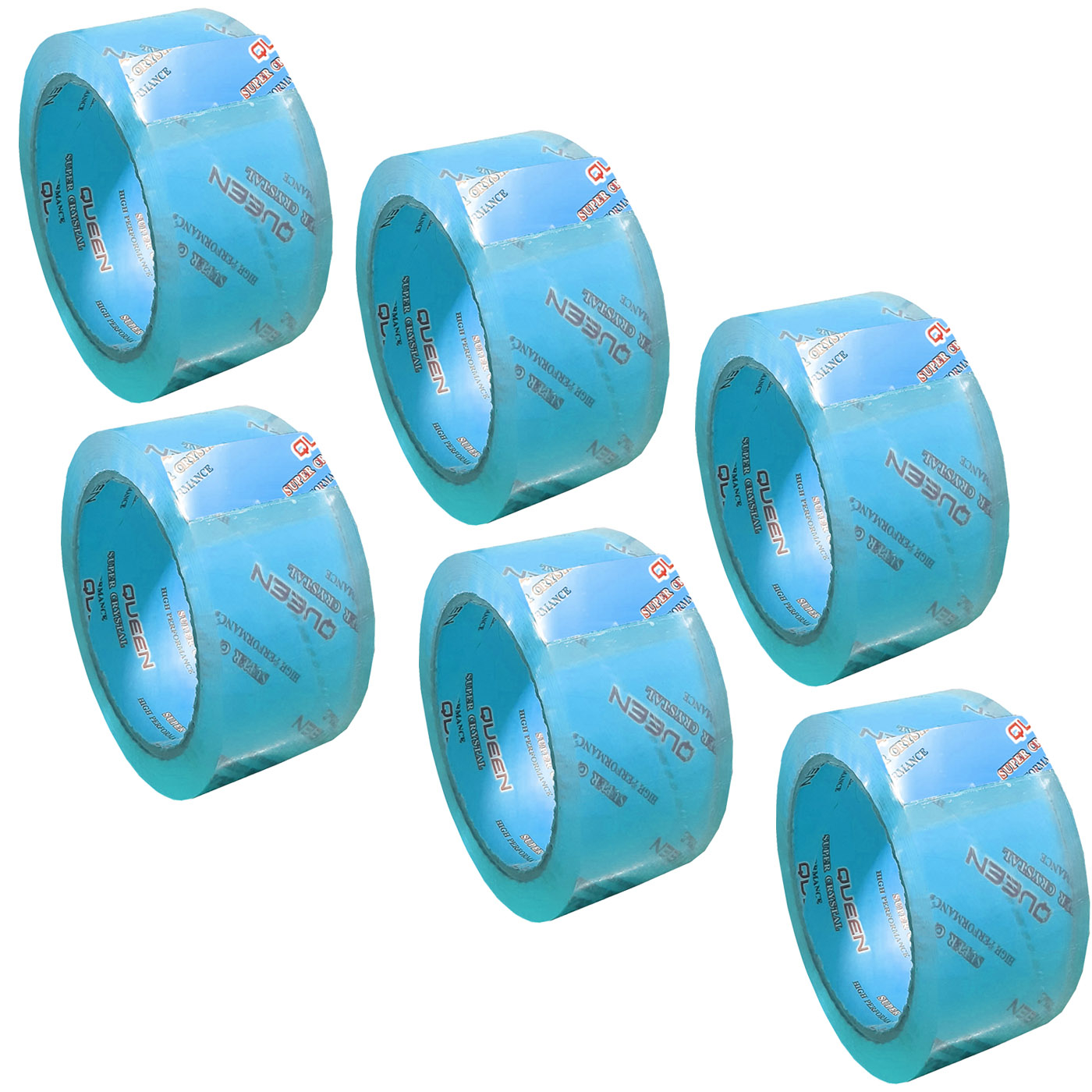 چسب پهن کویین مدل   Crystal38mic-6 بسته 6 عددی