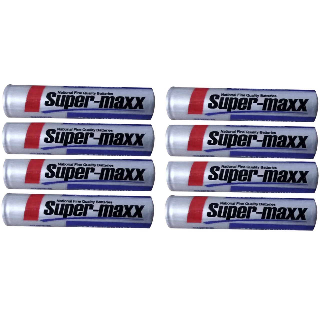 باتری نیم قلمی سوپرمکس بسته 8 عددی