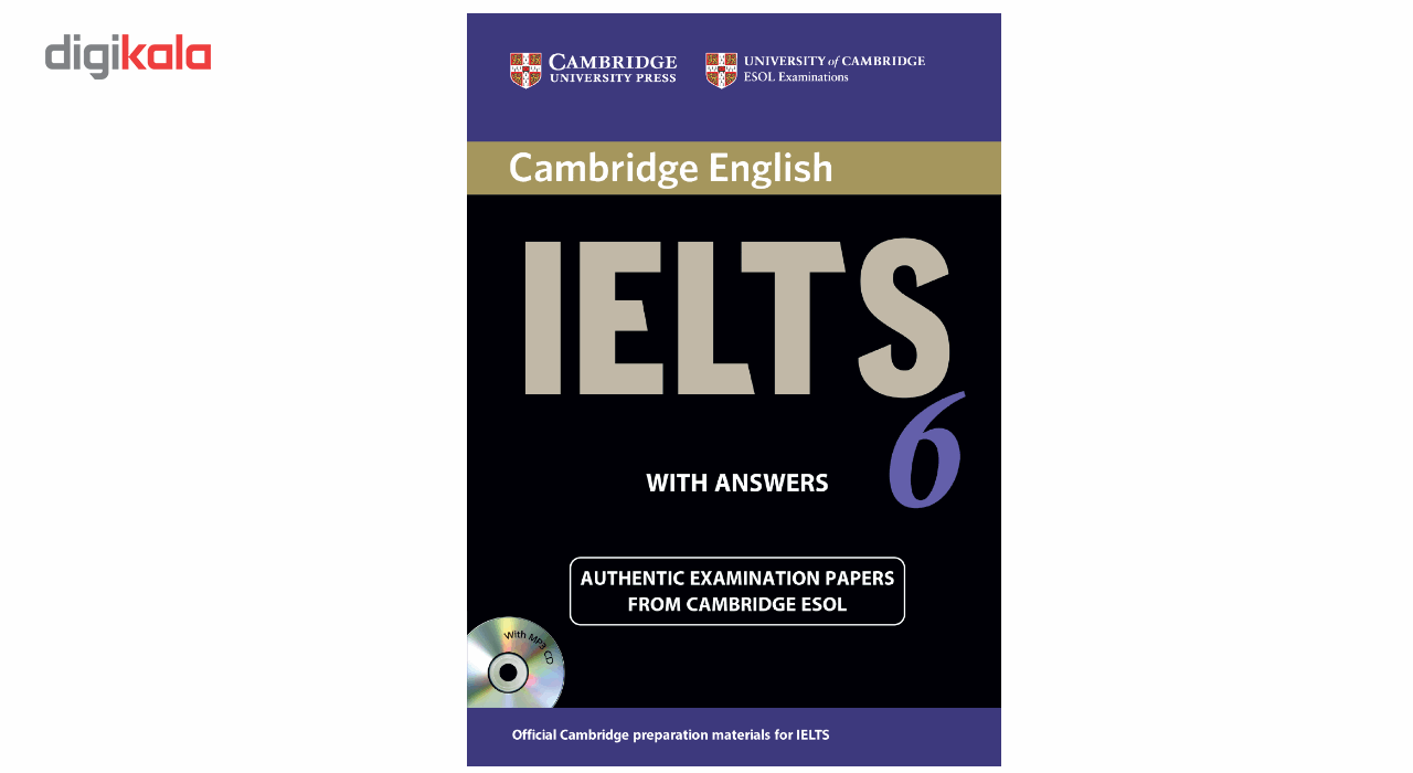 کتاب زبان IELTS Cambridge 6 همراه با CD انتشارات کمبریج