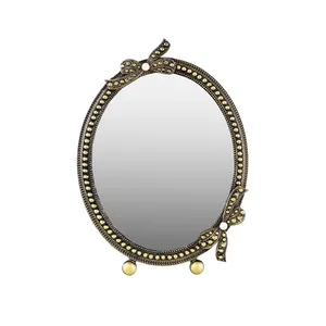 آینه بیضی طرح روبان کد AL-9070009