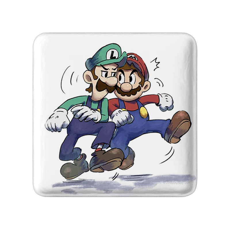 پیکسل خندالو طرح (Mario) بازی سوپر ماریو مدل مربعی کد 31528