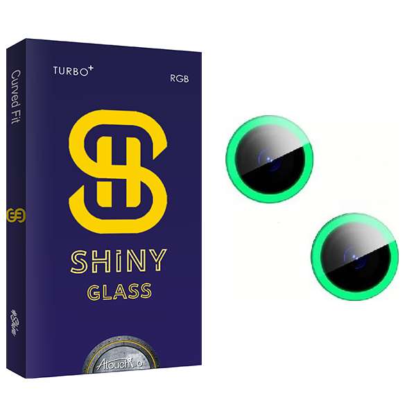 محافظ لنز دوربین آتوچبو مدل Shiny GlassBLACKLIGHT مناسب برای گوشی موبایل اپل iPhone 13