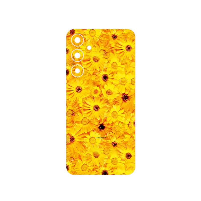 برچسب پوششی ماهوت مدل Yellow_Flower مناسب برای گوشی موبایل سامسونگ Galaxy A55
