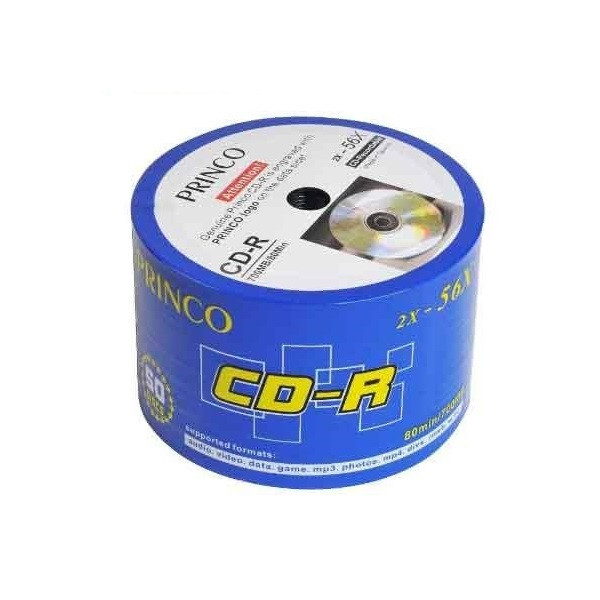سی دی خام پرینکو مدل CD-R بسته 50 عددی