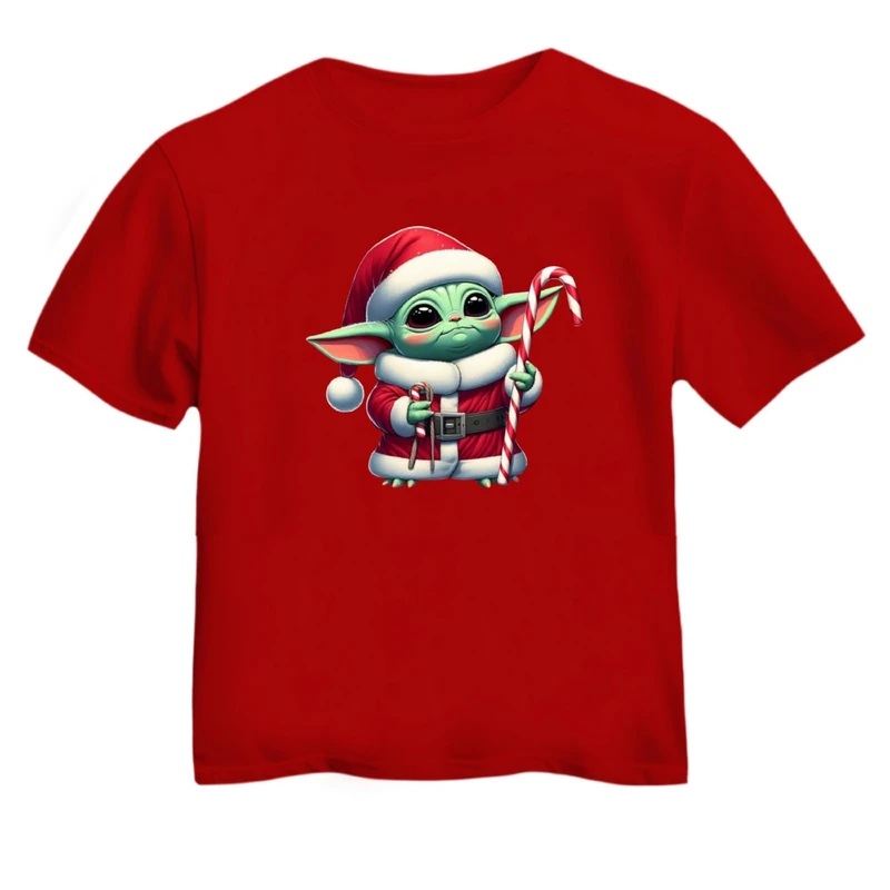 تی شرت آستین کوتاه بچگانه مدل بیبی یودا کریسمس کد 1