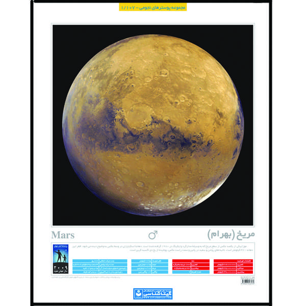 پوستر آموزشی گیتاشناسی مدل مریخ کد 1107
