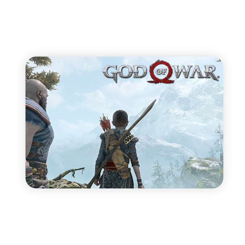 ماوس پد مدل بازی god of war