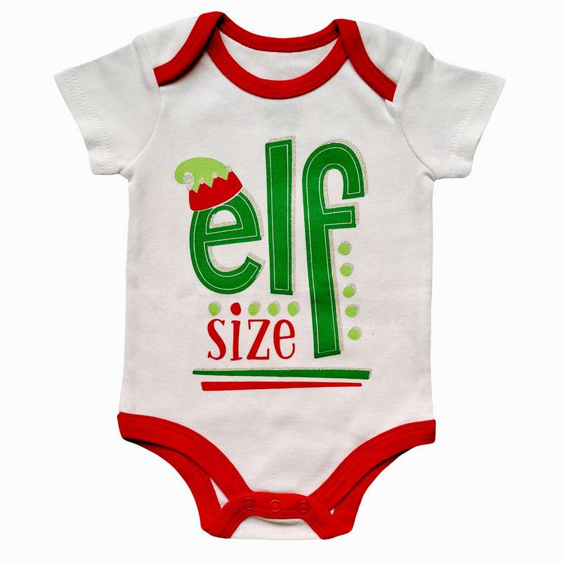 بادی آستین کوتاه نوزادی مدل ELF-WHDS94 بادی آستین کوتاه نوزادی مدل ELF-WHDS94