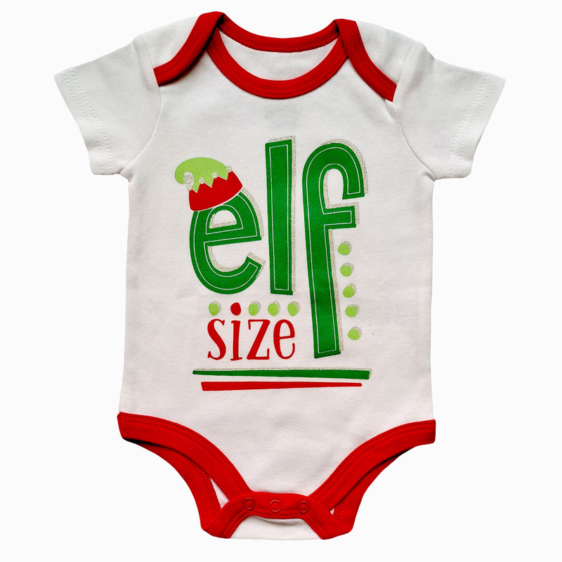 بادی آستین کوتاه نوزادی مدل ELF-WHDS94 بادی آستین کوتاه نوزادی مدل ELF-WHDS94