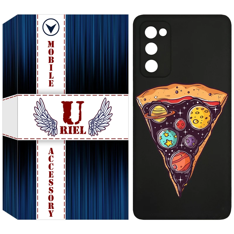 کاور یوریل مدل KSH کد 100 طرح پیتزای کهکشانی مناسب برای گوشی موبایل سامسونگ Galaxy S20 FE
