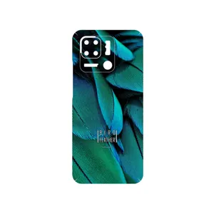 MAHOOT Green Feather Cover Sticker for Xiaomi Redmi 10 Power