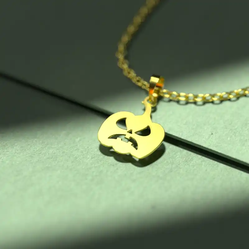 گردنبند طلا 18 عیار زنانه مدوپد مدل هالووین کد G3-1-1170