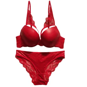 ست شورت و سوتین زنانه مدل چرمی کد 8687 رنگ قرمز