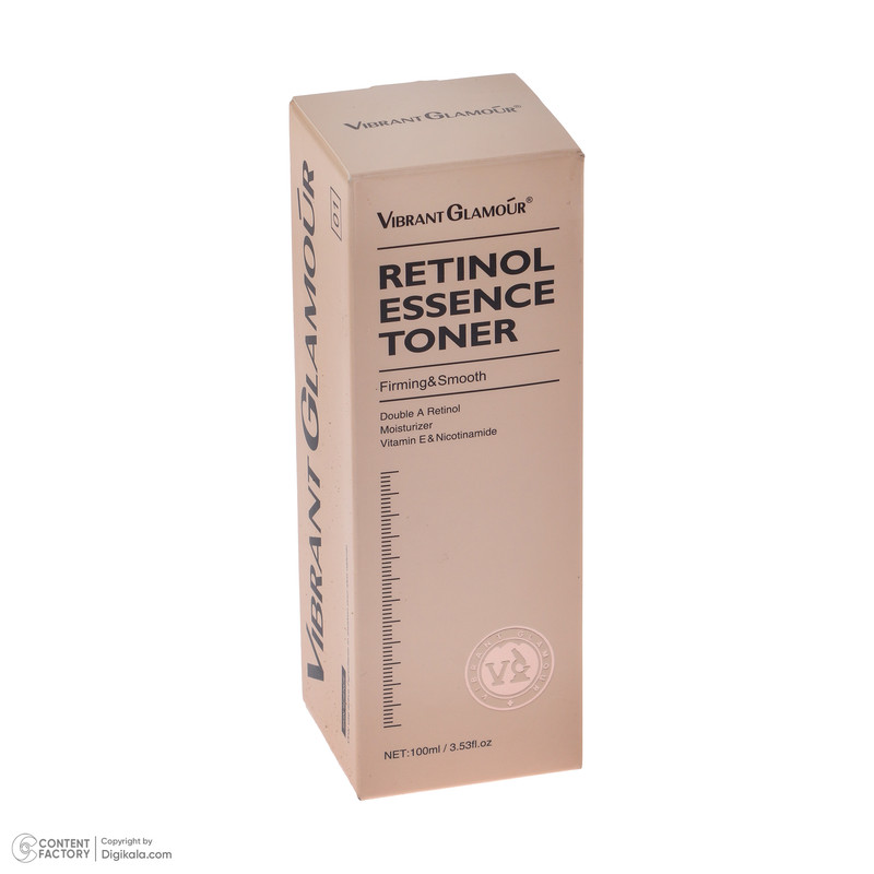 تونر پوست ویبرانت گلمور مدل رتینول حجم 100 میلی لیتر