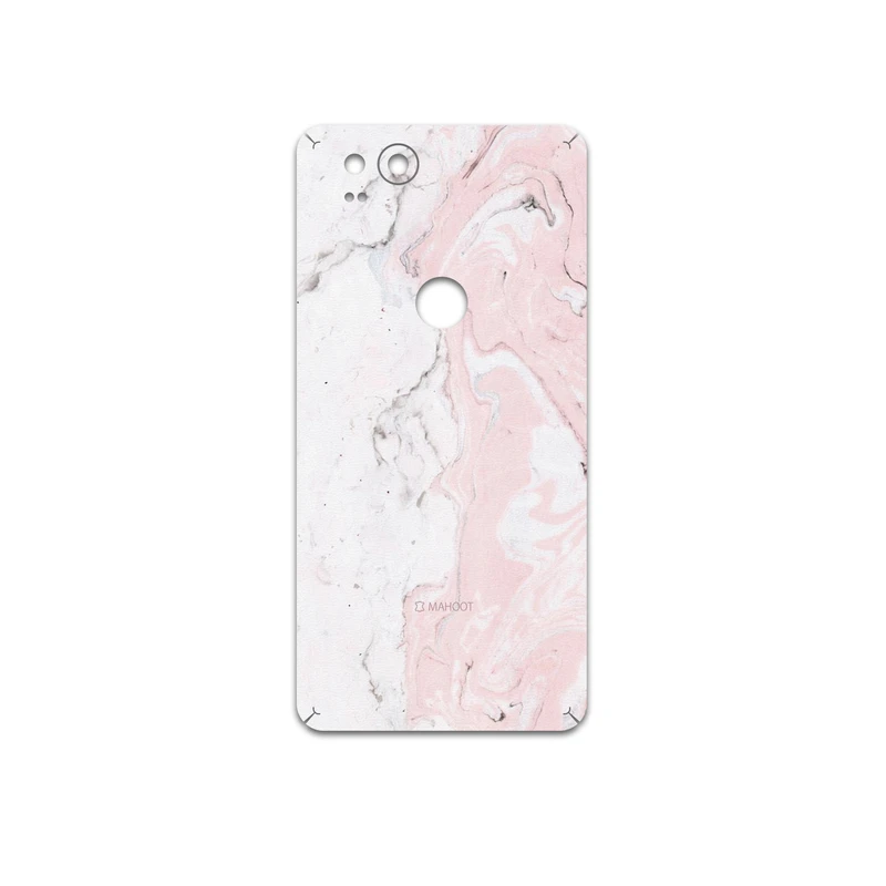 برچسب پوششی ماهوت مدل Blanco-Pink-Marble مناسب برای گوشی موبایل گوگل Pixel 2