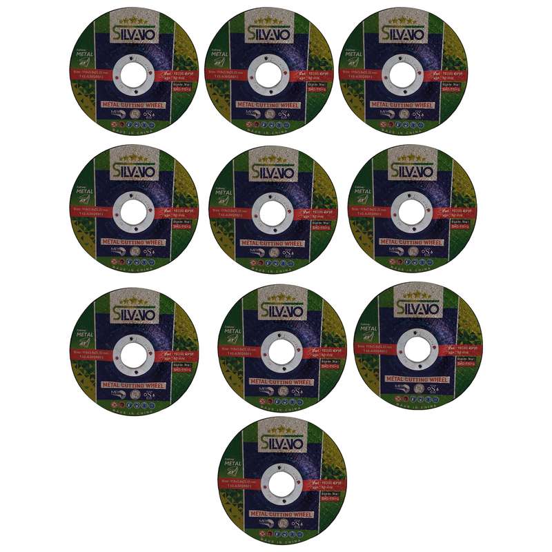 صفحه برش آهن سیلوانو مدل 115x3 مجموعه 10 عددی