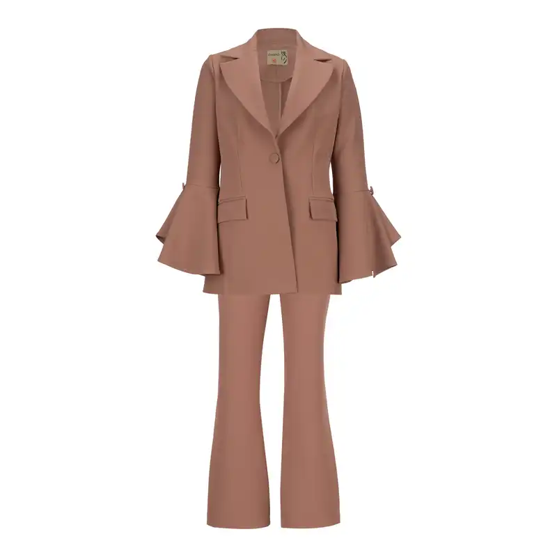 ست کت و شلوار زنانه السانا مدل برگین کد 137407