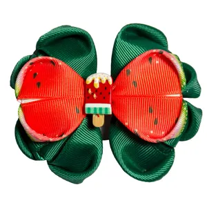 گیره مو دخترانه مدل گل سر هندوانه یلدا