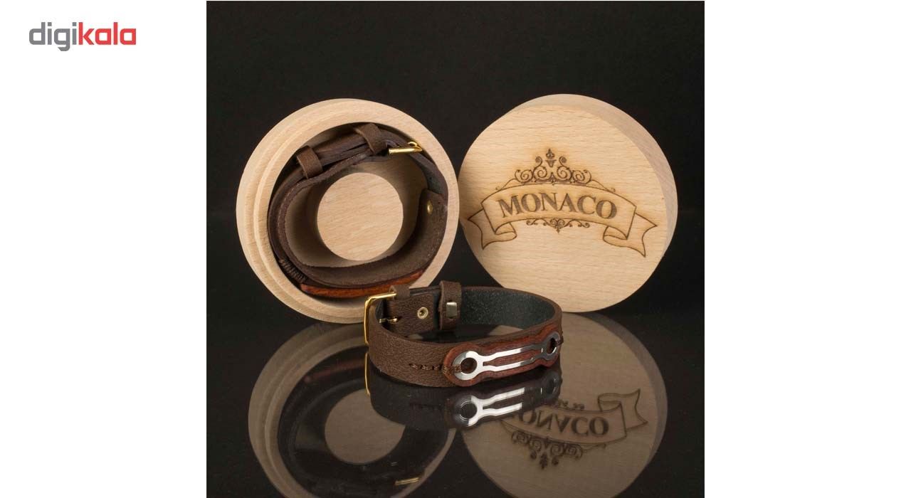 دستبند نقره موناکو کد MGS007