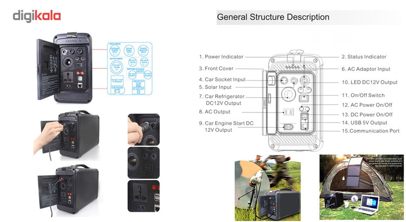 ژنراتور و پاور برقی،خورشیدی سولار می مدل 500 وات ،50 آمپرساعت
