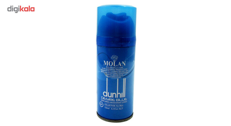 اسپری خوشبو کننده بدن مولن مدل dunhill حجم 150 میلی لیتر