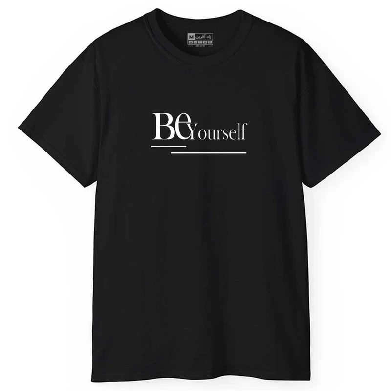 تی شرت آستین کوتاه مردانه پاد آفرین مدل اسپرت طرح متن کد 081