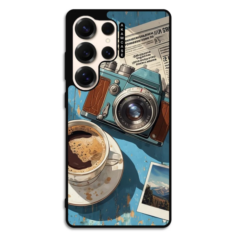 کاور آکام مدل AMC-WSGS25U-COFFEE-1 مناسب برای گوشی موبایل سامسونگ Galaxy S25 Ultra