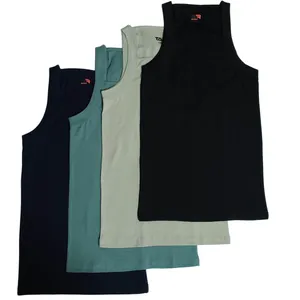 زیرپوش رکابی یقه خشتی مردانه مدل تارا کد ۰۰۴ مجموعه 4 عددی