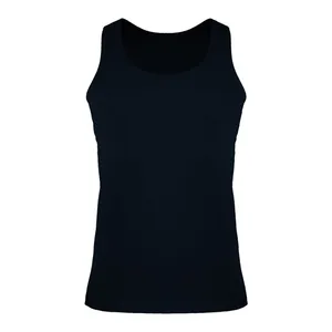 زیرپوش رکابی مردانه کیان تن پوش سرمه ای مدل A Shirt Classic NB