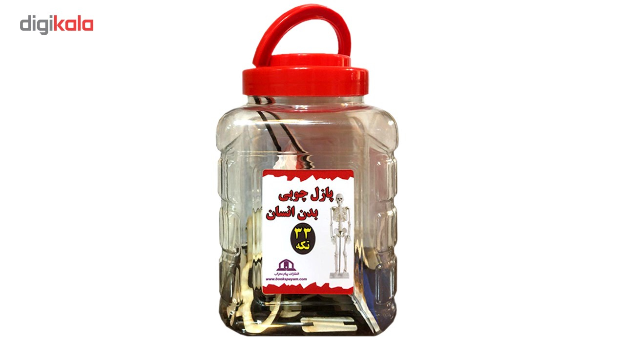 پازل چوبی بدن انسان