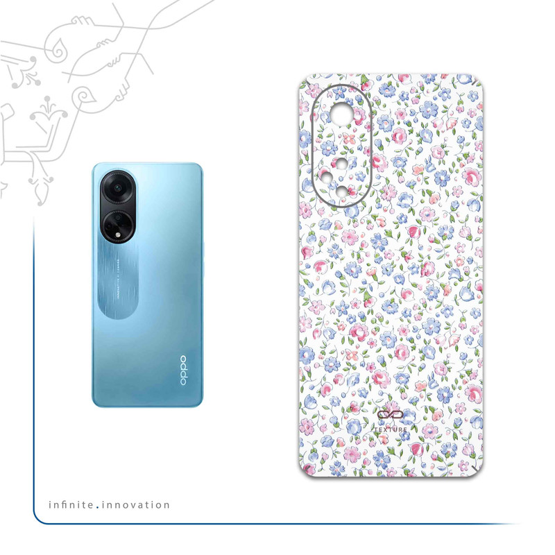 برچسب پوششی ماهوت مدل Painted-Flowers مناسب برای گوشی موبایل اپو A98