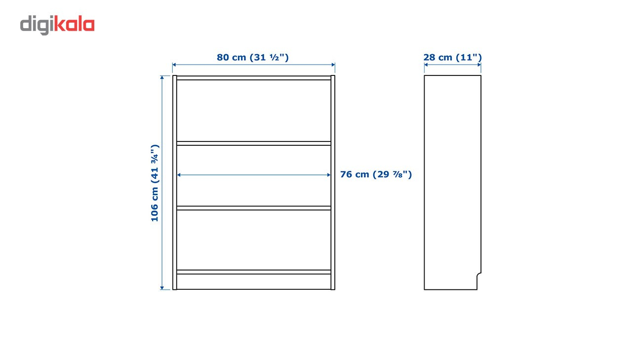 کتابخانه ایکیا مدل BILLY