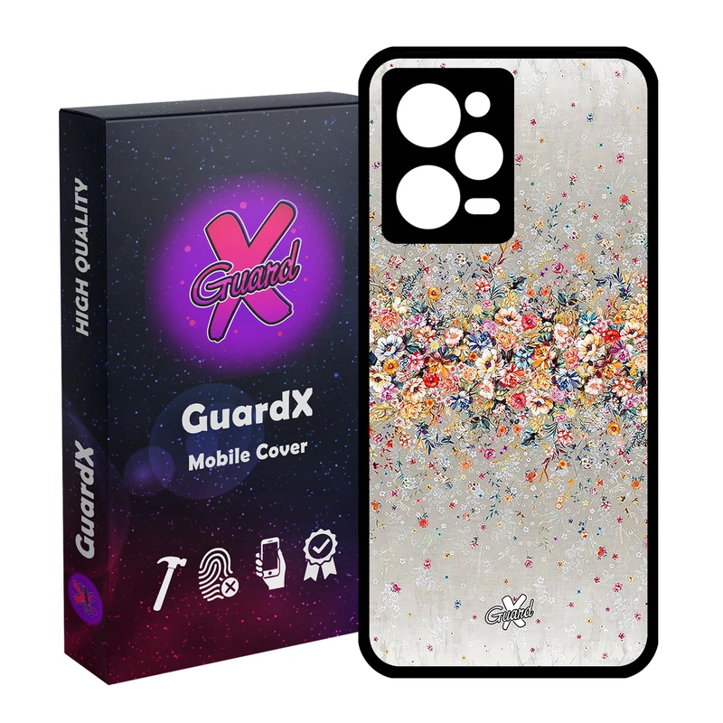 کاور گارد ایکس طرح Flower مدل Glass10409 مناسب برای گوشی موبایل شیائومی Redmi Note 12 Pro 5G/Poco X5 Pro 5G/Note 12 Pro Pro speed