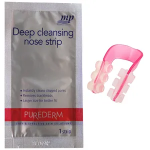 چسب پاک کننده بینی پیوردرم بسته 6 عددی به همراه گیره فرم دهنده بینی مدل Nose-Former