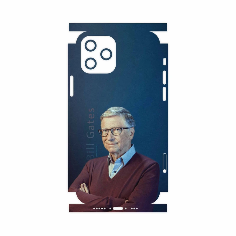 برچسب پوششی ماهوت مدل Bill-Gates-FullSkin مناسب برای گوشی موبایل اپل iPhone 12 Pro