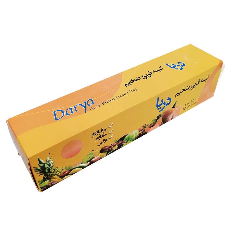 کیسه فریزر دریا مدل ضخیم رول 250 عددی