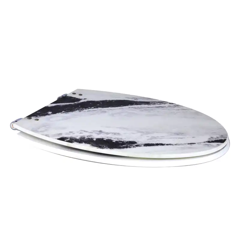 در توالت فرنگی مدل سنگ کوارتز بیضی پاندا